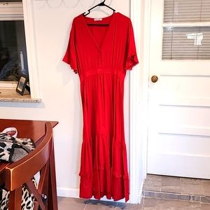 Gorgeous Red Maxi